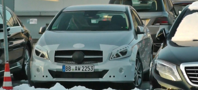 Erlkönig erwischt: Mercedes-Benz A-Klasse Facelift: Frische Februar-Fotos von der Modellpflege des Mercedes-Kompaktmodells