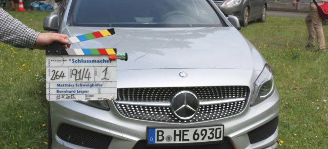 Behind the Scenes: Matthias Schweighöfer Schlussmacher und die neue Mercedes-Benz A-Klasse: Mit Mercedes-Benz am Set des neuen Kinofilms