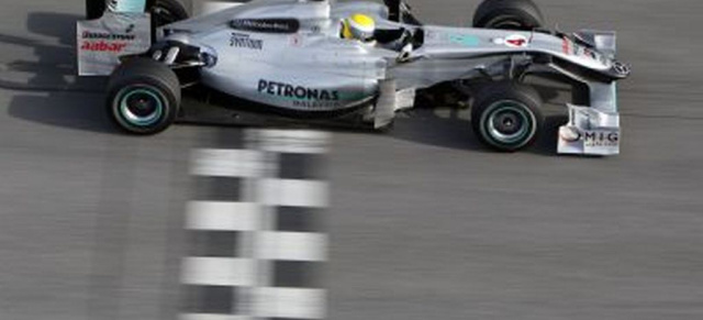 Mercedes GP Formel 1: Test in Barcelona : Letzte Vorbereitung vor dem Beginn der Formel 1 Grand Prix Saion  