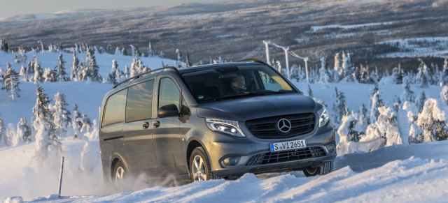 Mercedes-Benz Vito: Jetzt auch als 4 x 4:  Der neue Mercedes-Benz Vito 4 x 4 ab 36.120 Euro netto 