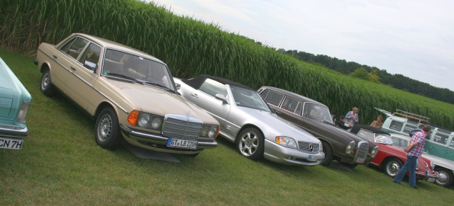 So war's: 7. Classic Days Schloß Dyck 2012, Jüchen: Mercedes-Benz feierte 60 Jahre SL und zeigte historische Nutzfahrzeuge 
