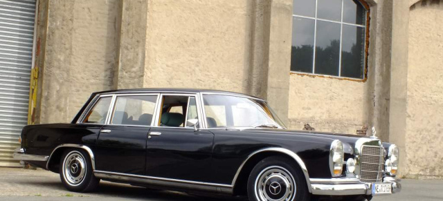 Staatskarosse: 1965 Mercedes-Benz 600 (W100): Krönendes Exemlar einer Oldtimersammlung