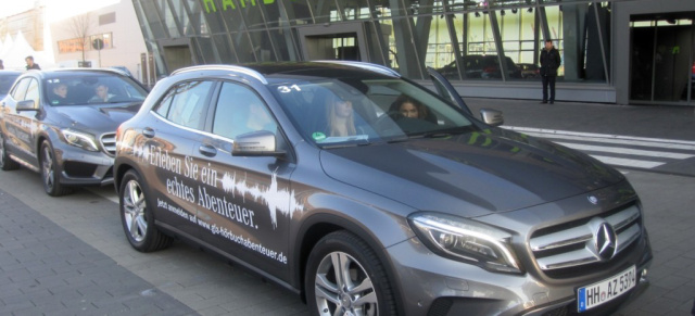 Die etwas andere Probefahrt - Christoph Maria Herbst Hörbuch Abenteuer: Mercedes-Benz GLA probefahren und Hörbuch-Abenteuer erleben