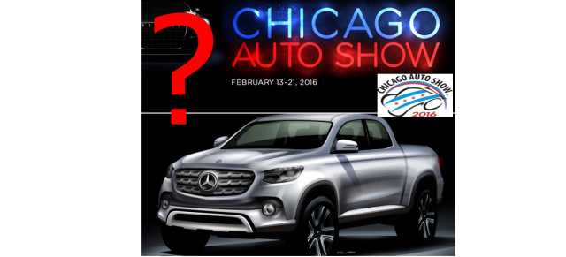 Chicago Auto Show 2016: Premiere für den Mercedes-Benz Pickup?: Wird der neue Mercedes-Benz Pickup zu den Debütanten der CAS 2016 gehören?