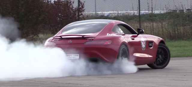 Rolling 50: Mercedes-AMG GT S in Aktion: Ohrgasmus-Video: ein Mercedes-AMG GT S lässt es krachen