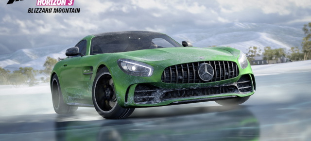 Mercedes-AMG GT R & „Forza Horizon 3“: Cool & abgefahren: Winterfahrspaß für Videogamer mit Mercedes-AMG GT R 
