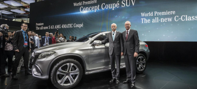 Sternenglanz in Peking: Mercedes auf der Auto China 2014 : Mercedes-Benz präsentiert in Peking zwei Weltpremieren 
