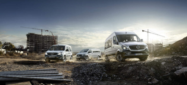 Mercedes-Benz Vans: Rekordergebnis 2015: Mercedes-Benz Vans verkauft mehr Transporter als je zuvor