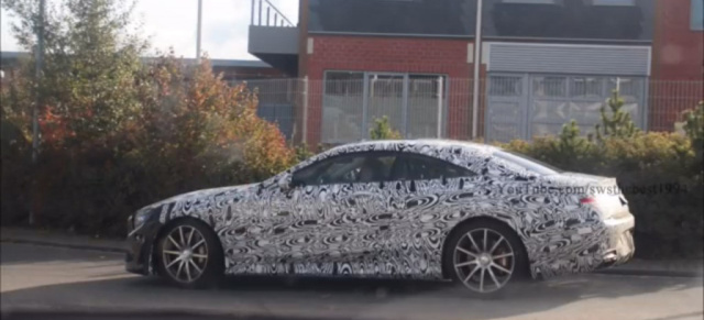 Video: Mercedes S63 AMG Coupé Erlkönig: Bewegte Bilder vom Oberklasse-Coupe mit AMG DNA