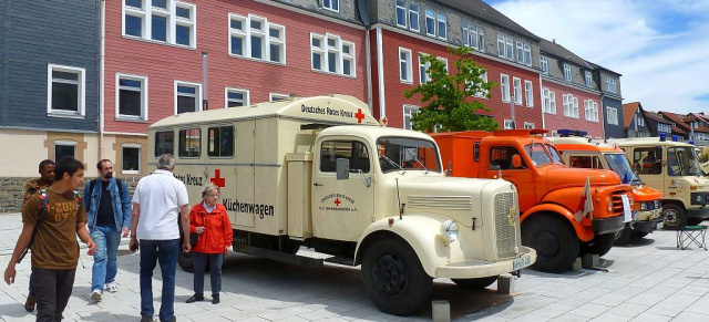 Historische DRK-Fahrzeuge:  Alte Helden! : Das Rote Kreuz einmal klassisch: 22. Treffen des Fördervereins für DRK-Oldtimer e.V.  in Claustal-Zellerfeld