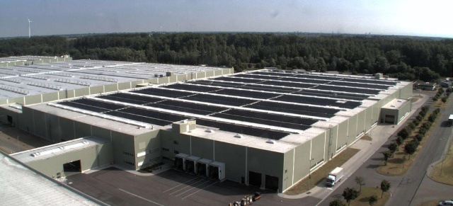Erneuerbare Energien am Mercedes-Benz After-Sales Standort: Global Logistics Center Germersheim investiert rund 1,4 Millionen Euro in Photovoltaikanlage