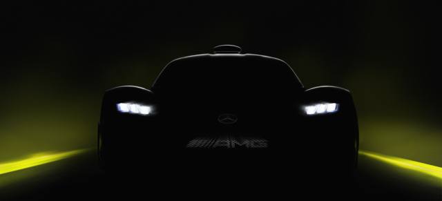 IAA 2017: Weltpremiere Mercedes-AMG Project ONE: Neues Teaserbild: Mercedes-AMG zeigt Hypercar von vorn 