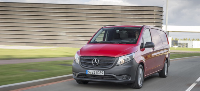 Schon gefahren: Mercedes-Benz Vito  116 CDI Kastenwagen : Ein Van - ein Wort: Der neue Transporter mit Stern