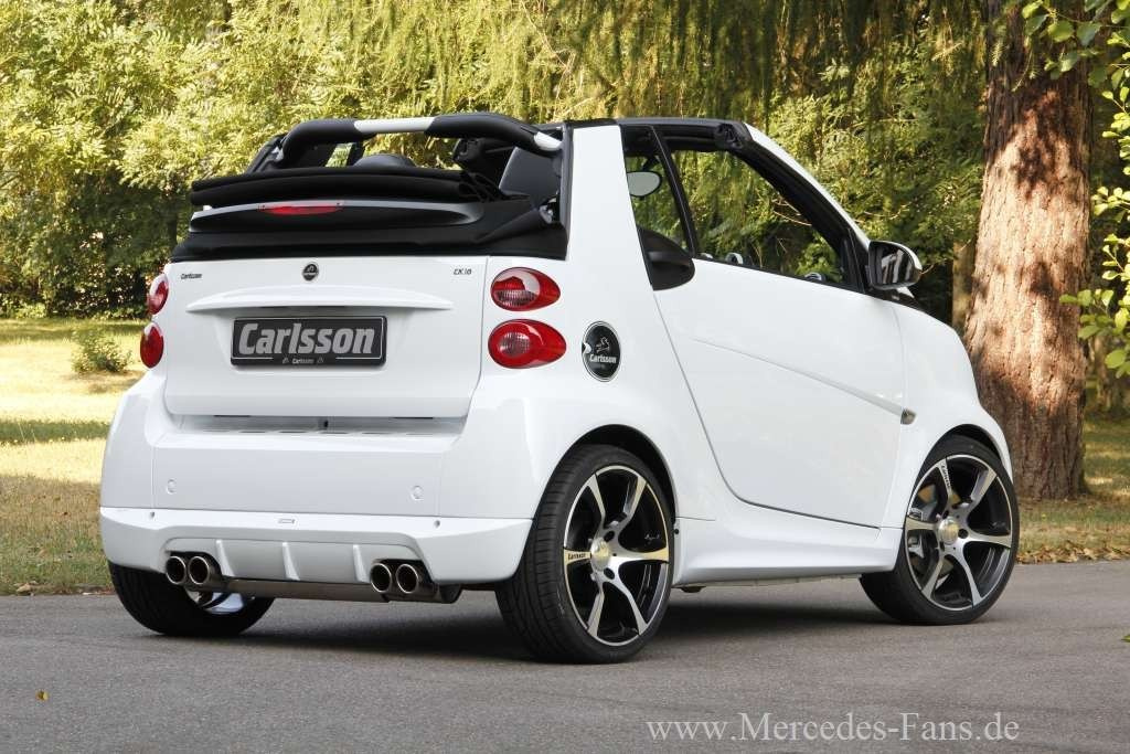 Klein aber großartig: smart fortwo Cabrio von Carlsson : Sportliches smart  Tuning mit Leistungssteigerung auf 112 PS - Performance - Mercedes-Fans -  Das Magazin für Mercedes-Benz-Enthusiasten