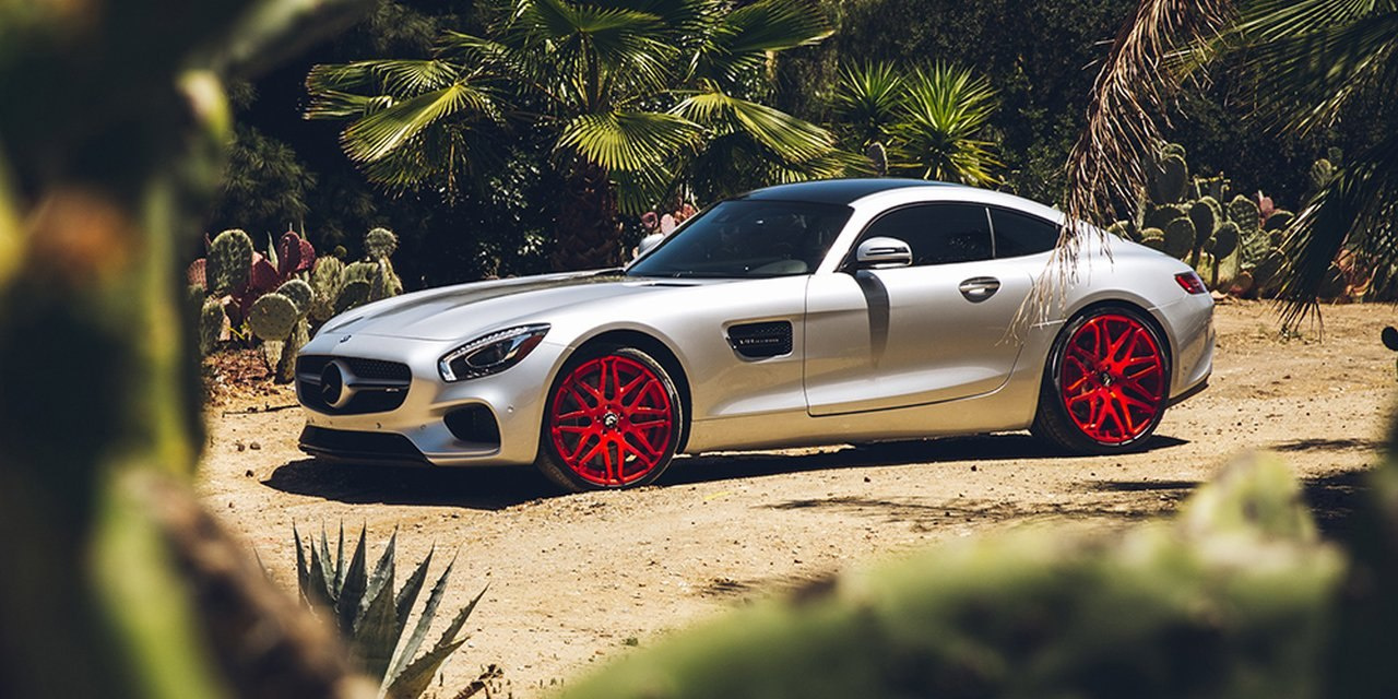 MercedesAMG GT S Rot macht‘s rassig Coole Räder für den krassen Look
