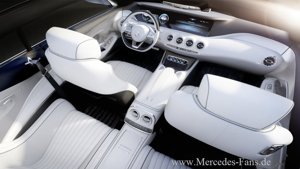 Die schönste Art S-Klasse zu fahren: IAA Premiere - Mercedes Concept S-Class  Coupé: Debüt des Concept S-Class Coupé auf der IAA 2013 - Ausblick auf das  neue Spitzenmodell - Fotostrecke - Mercedes-Fans 