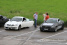 Erwischt: Mercedes SLK 2011 posiert neben aktuellem Modell! : Gleich zwei  Erlkönige des Mercedes SLK  2011 posieren neben dem aktuellen Zweisitzer
