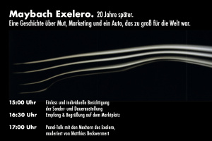 20 Jahre Maybach Exelero - Live Talk zum Maybach Exelero im Nationalen Automuseum "The Loh Collection" | Sonntag, 14. Dezember 2025