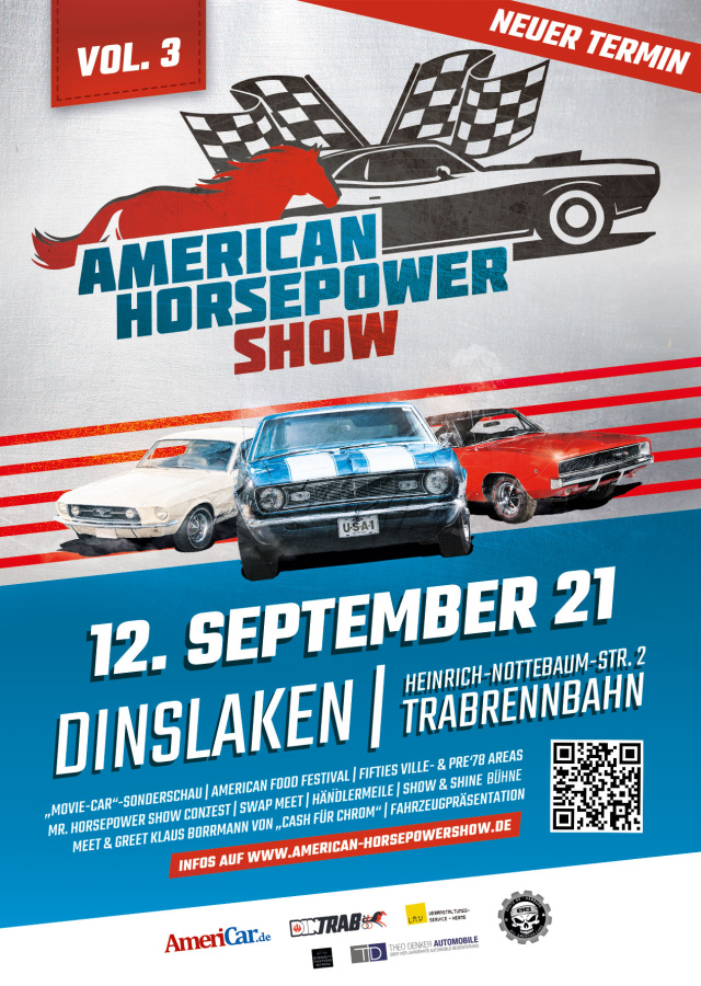 NEUER TERMIN 3. American Horsepower Show