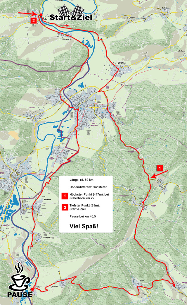 Pfingstausfahrt der Unimogfreunde Weserbergland