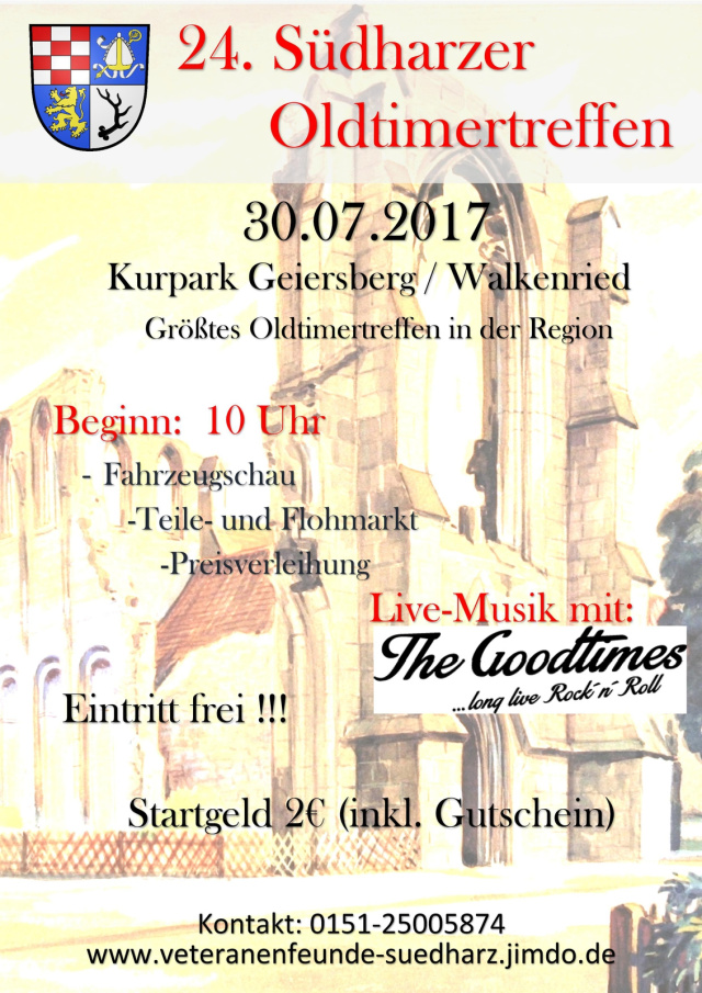 24. Südharzer Oldtimertreffen