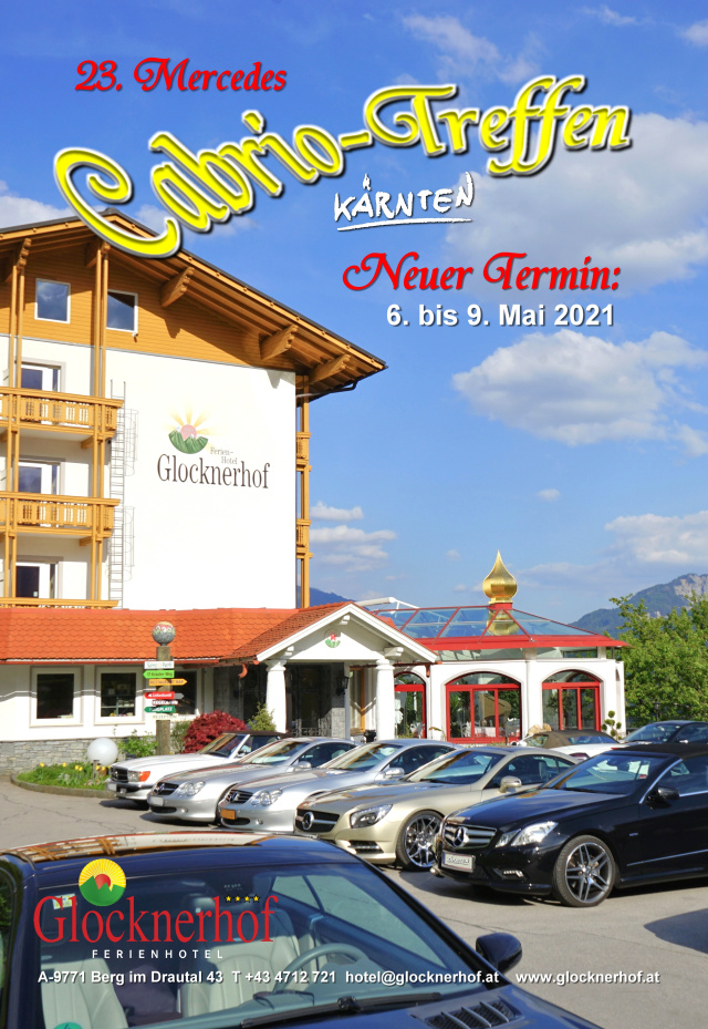 ABGESAGT MB Cabriotreffen Kärnten - Hotel Glocknerhof