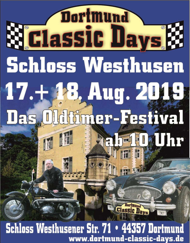 Dortmund Classic Days - Oldtimer Festival - Schloss Westhusen