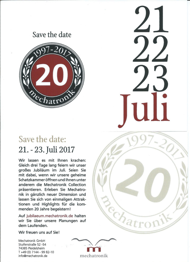 20 Jahre Mechatronik