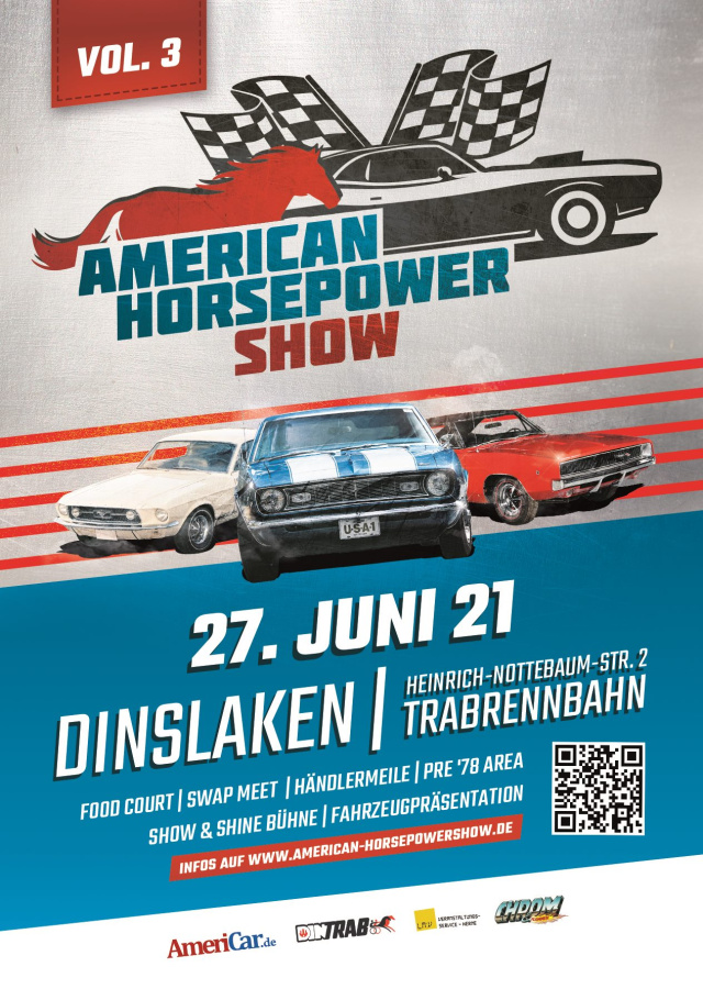 VERSCHOBEN 3. American Horsepower Show