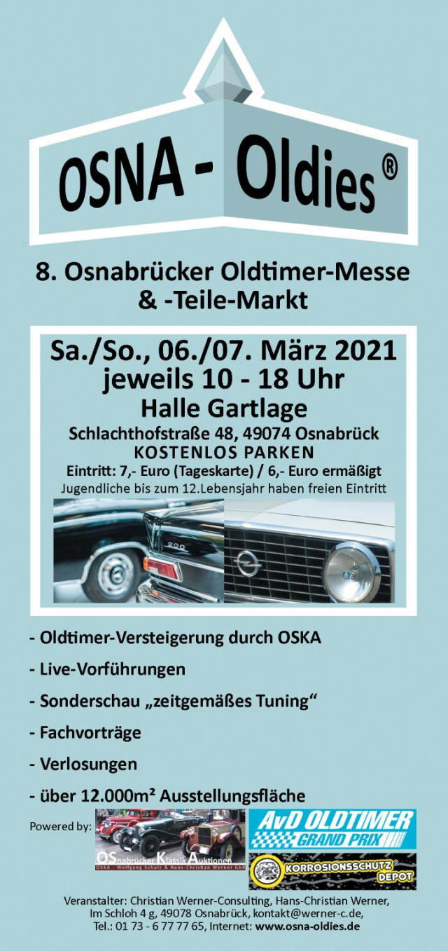 ABGESAGT OSNA-Oldies 2021