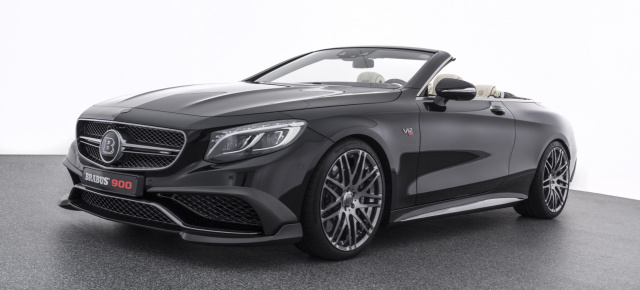 Weltpremiere auf der IAA 2017: BRABUS ROCKET 900 Cabrio: Starkes IAA Debüt: BRABUS präsentiert leistungsstärkstes viersitzige Cabrio der Welt mit 900 PS und über 350 km/h Topspeed