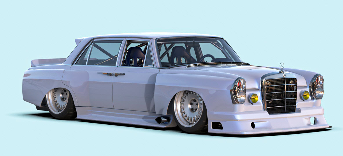 Mercedes 300-SEL-Restomod: Super-Star-Unikat