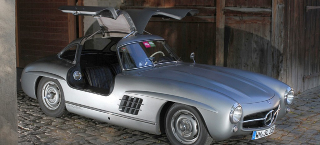 Der Rubirosa-Flügeltürer: Ein ganz besonderer Mercedes-Oldtimer: Das "Angeber-Auto": Mattgrauer 300 SL von Porfirio Rubirosa