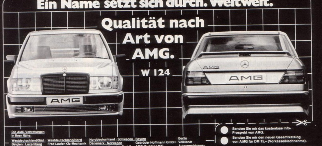 Täglich neu: 45 Jahre AMG in 45 Bildern - Bild 41: Unser Bilder-Blog zum 45-jährigen Jubiläum der Performance-Marke AMG - Anzeige W124