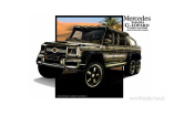 In Planung: Mercedes G63 AMG 6x6 "G-eopard": Extrem-Tuner will Luxus-SUV auf Basis der dreiachsigen G-Klasse bauen.