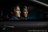 Neuer AMG TV-Spot: Mercedes A45 AMG mit Nico Rosberg und Lewis Hamilton : Fotos von den Filmaufnahmen 
