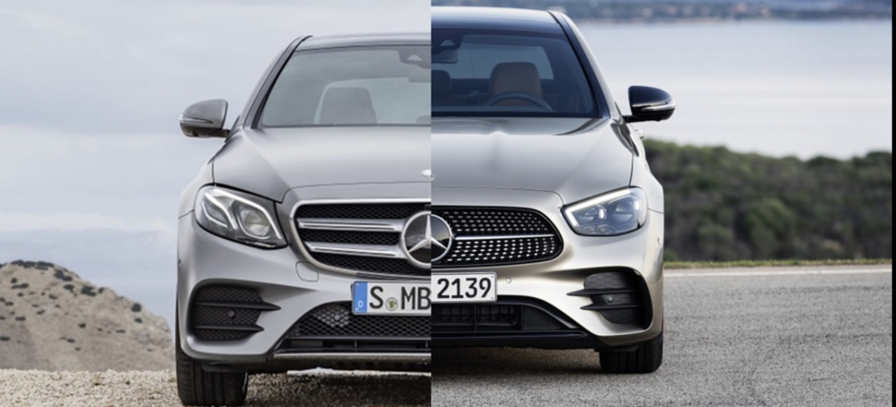 E-Klasse - Kopf an MoPf: W213 vs. W213 Facelift: Gesichtsvergleich