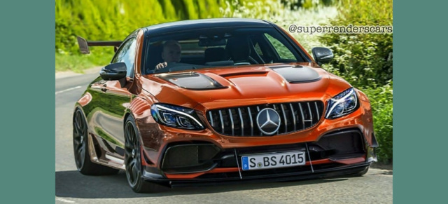 Mercedes-AMG von morgen: Würde ein Mercedes-AMG C63 Black Series Coupé so ausschauen?