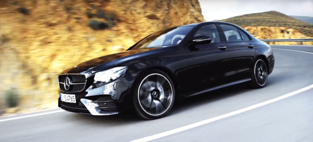 Mercedes-AMG E43: Trailer: Sportlich bewegte Bilder: Der neue Mercedes-AMG E43 stellt sich im Video vor