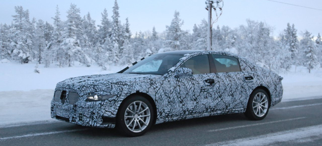 Mercedes-Benz Erlkönig erwischt: Star Spy Shot Weltpremiere: Aktuelle Bilder von der neuen S-Klasse 2020 (W223)