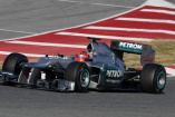Formel1 W03 Testtag 3: Gute Ergebnisse: Der neue Mercedes Silberpfeil kommt immer besser in Fahrt 