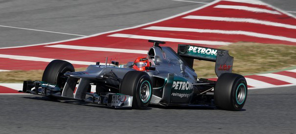 Formel1 W03 Testtag 3: Gute Ergebnisse: Der neue Mercedes Silberpfeil kommt immer besser in Fahrt 