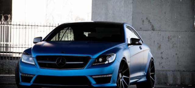 Blaue Sause: Mercedes CL63 AMG von der richtig coolen Sorte!: Der getunte AMG gehört zur  "Leider-geil-Kategorie!" //Foto: 