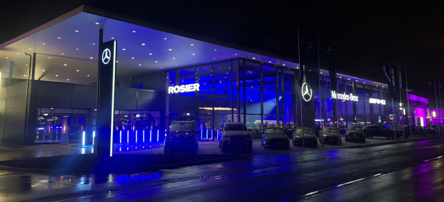 Autohaus: ROSIER-Gruppe eröffnet eines der modernsten Mercedes-Benz Autohäuser Deutschlands