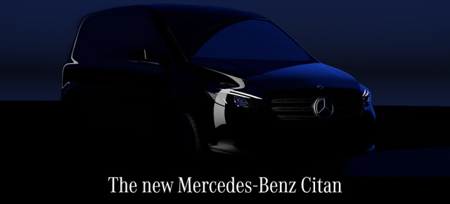 Weltpremiere für den Citan und eCitan am 25. August: Teaser: Der neue Mercedes-Benz Citan in den Startlöchern