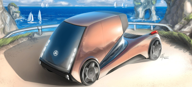 Mercedes von morgen: Denkbar? Autonom fahrender Mercedes Transporer 2033