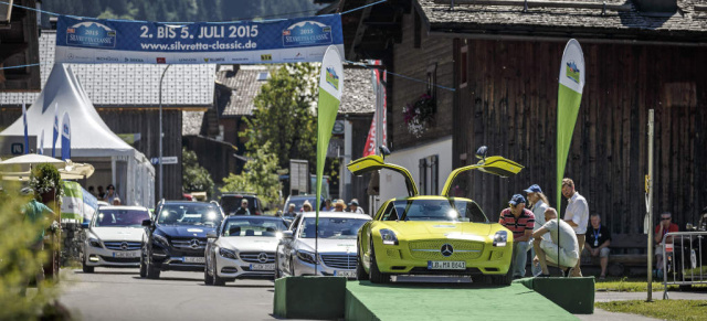 Silvretta E-Auto Rallye: Der Stern schwimmt mit dem Strom mit : Mercedes-Benz ist zum siebten Mal mit der größten Flotte am Start 