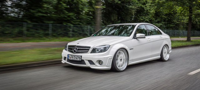 Acht Richtige Mercedes C63 Amg W204 Als Perle In Mystic