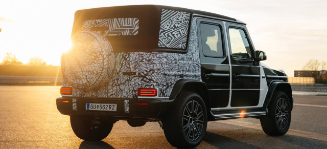 Teaser: Erste Bilder vom neuen G-Klasse Cabriolet: Mercedes hat bald wieder G-öffnet