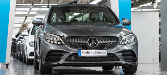 Mercedes-Benz C-Klasse: Sterne made in Bremen: MB-Werk Bremen startet Produktion der neuen C-Klasse 